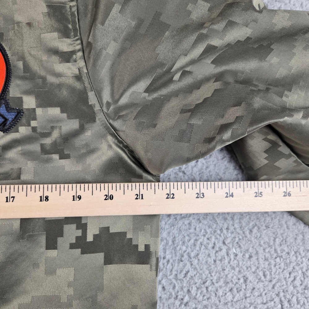 Nike Chicago Bears Jacket Men Medium Green Digi Camo Salute To Service NFL Coach - Picture 11 of 15